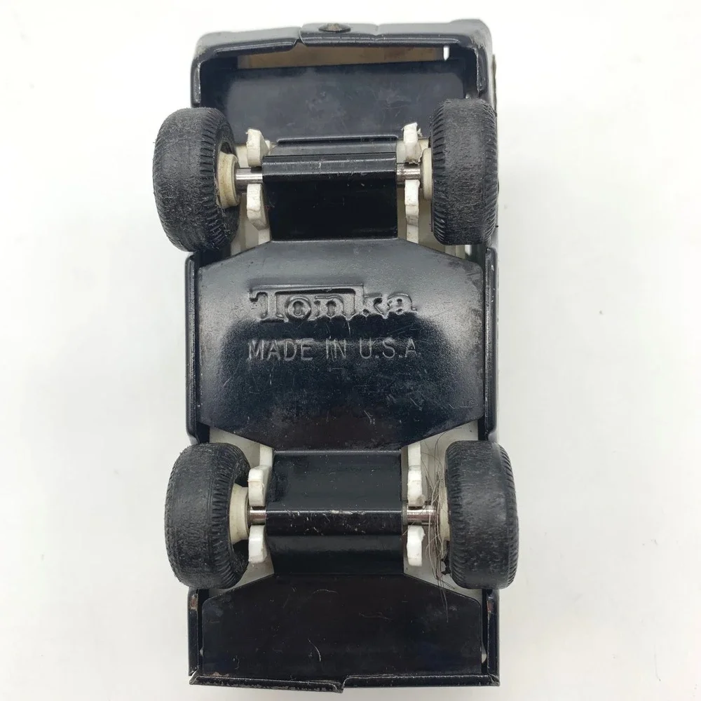 Vintage 1970 Tonka Aero Mini Pickup Truck Black Pressed Steel Made in USA HTF